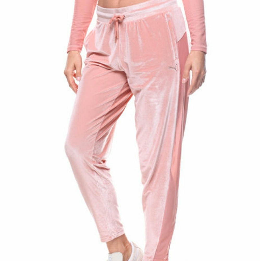 Puma Velvet Pant Mesh Trim